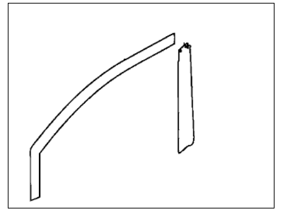 FD2 TYPE R - Door Sash Sticker Set ( 4pcs )