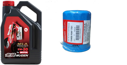 MUGEN BY MOTUL MS-A 5W30 5L Combo Deal - Free Honda Oil Filter
