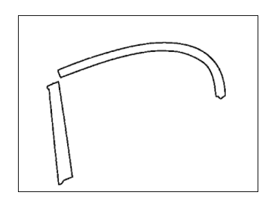 FD2 TYPE R - Door Sash Sticker Set ( 4pcs )