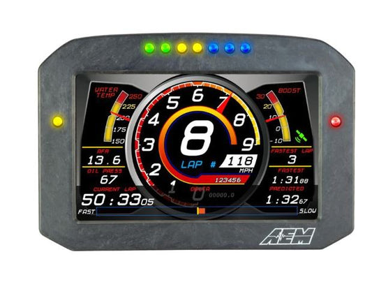 AEM CD-7F CARBON FLAT PANEL NON-LOGGING/ NON-GPS DISPLAY