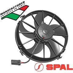 SPAL High-Performance Racing Pusher Fan - 12" Skew 12V - 1564CFM - 15.8Amps