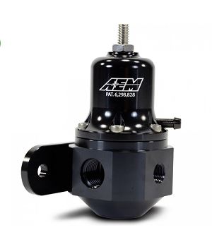 AEM Universal Adjustable Fuel Pressure Regulator, 40-130 PSI, -6AN,